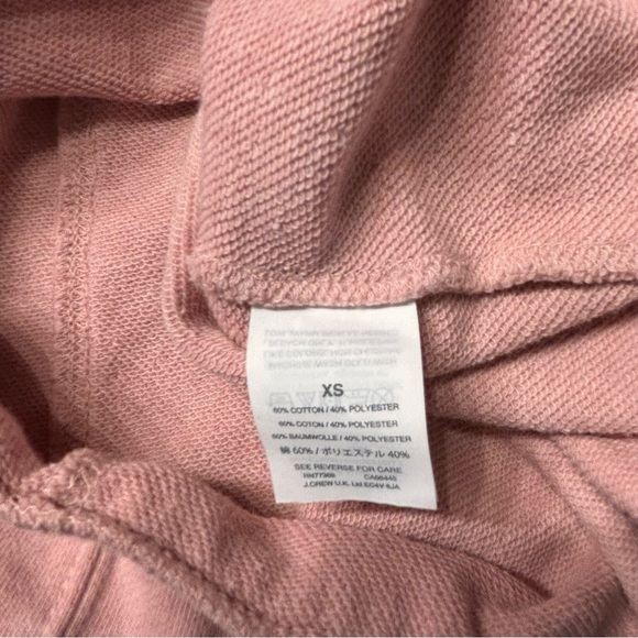 Madewell Bell-Sleeve Hoodie Sweatshirt in Pink Icing, Size XS - Picture 10 of 11